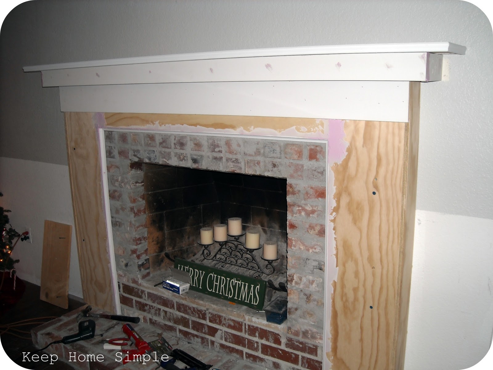 Keep Home Simple: Fabulous Fireplace Makeover