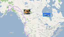 Route Nordamerika