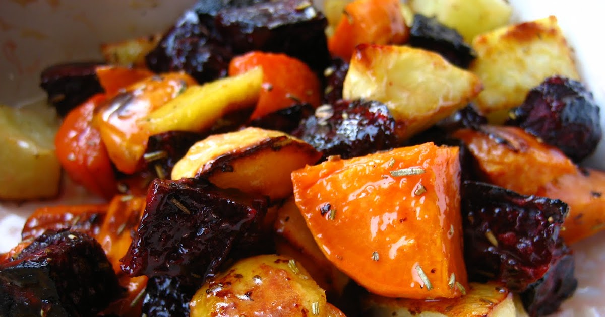 Roasted Root Vegetables with Orange Maple Glaze