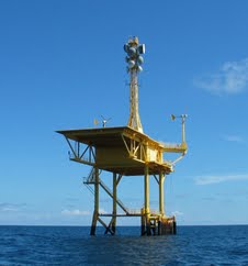 Georgia Pelagic Trip - Approaching Navy Tower M2R6 - 9/14/08