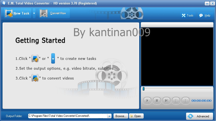 Total video converter 3.70 hd version with reg. key