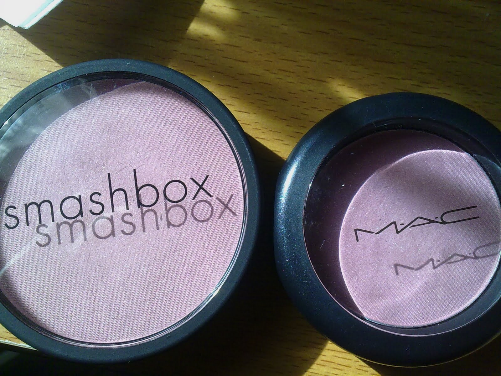 Clara's Beauty Blog* Smashbox Soft Lights in "Prism" vs. MAC "Well Dressed" blush