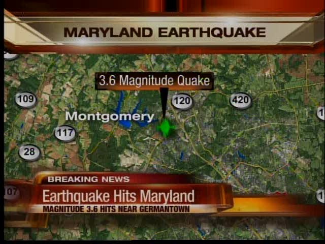 Biggest earthquakes in maryland Biggest earthquakes in maryland