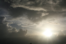 The sun and clouds in Tobago