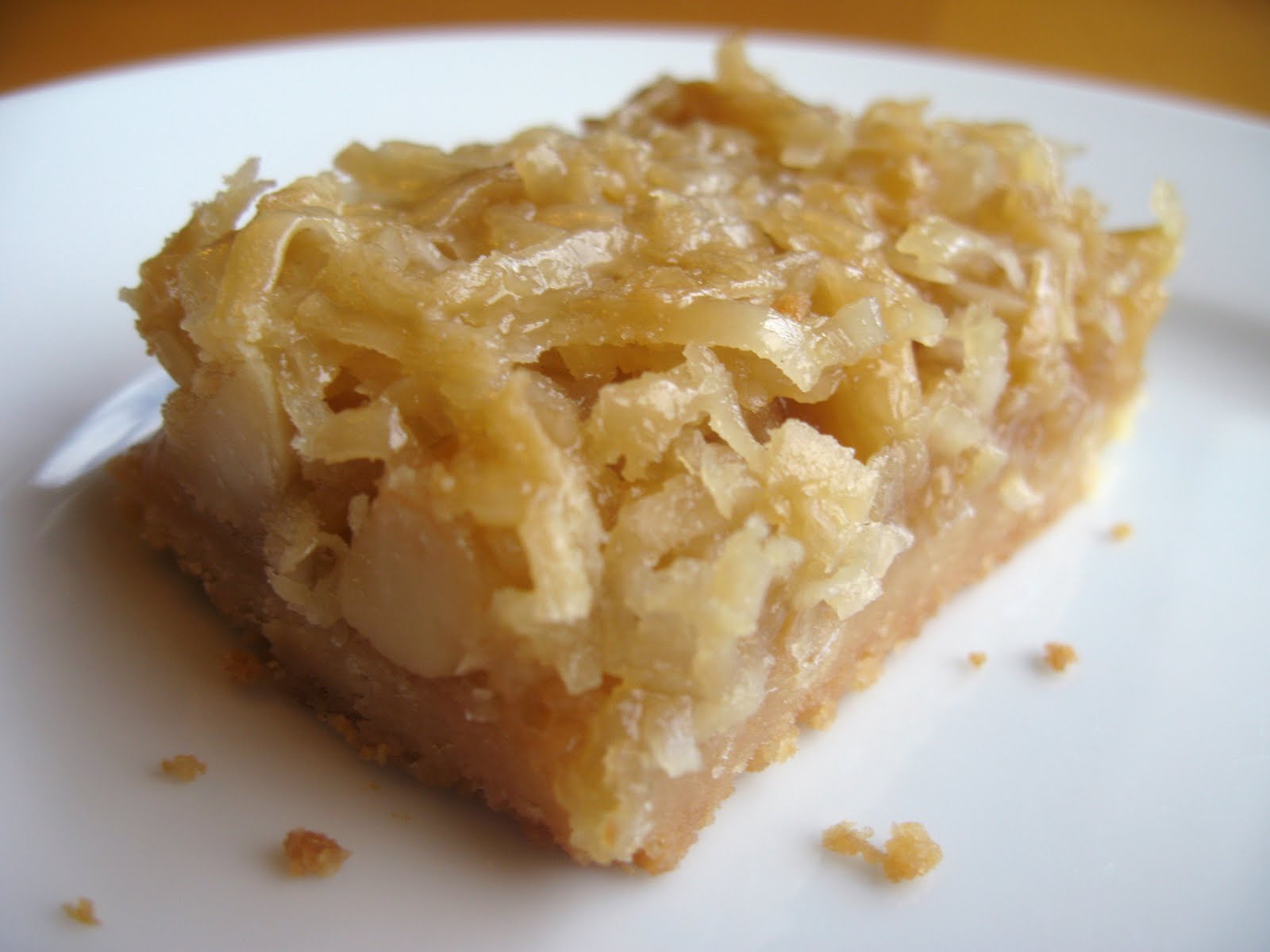 Beautiful Disaster Chewy Coconut Macadamia Nut Bars