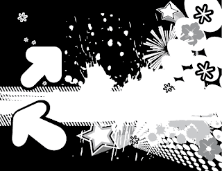 Abstract Direction black vector design