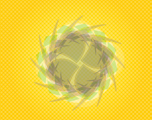 Ornament Orange Vector Background
