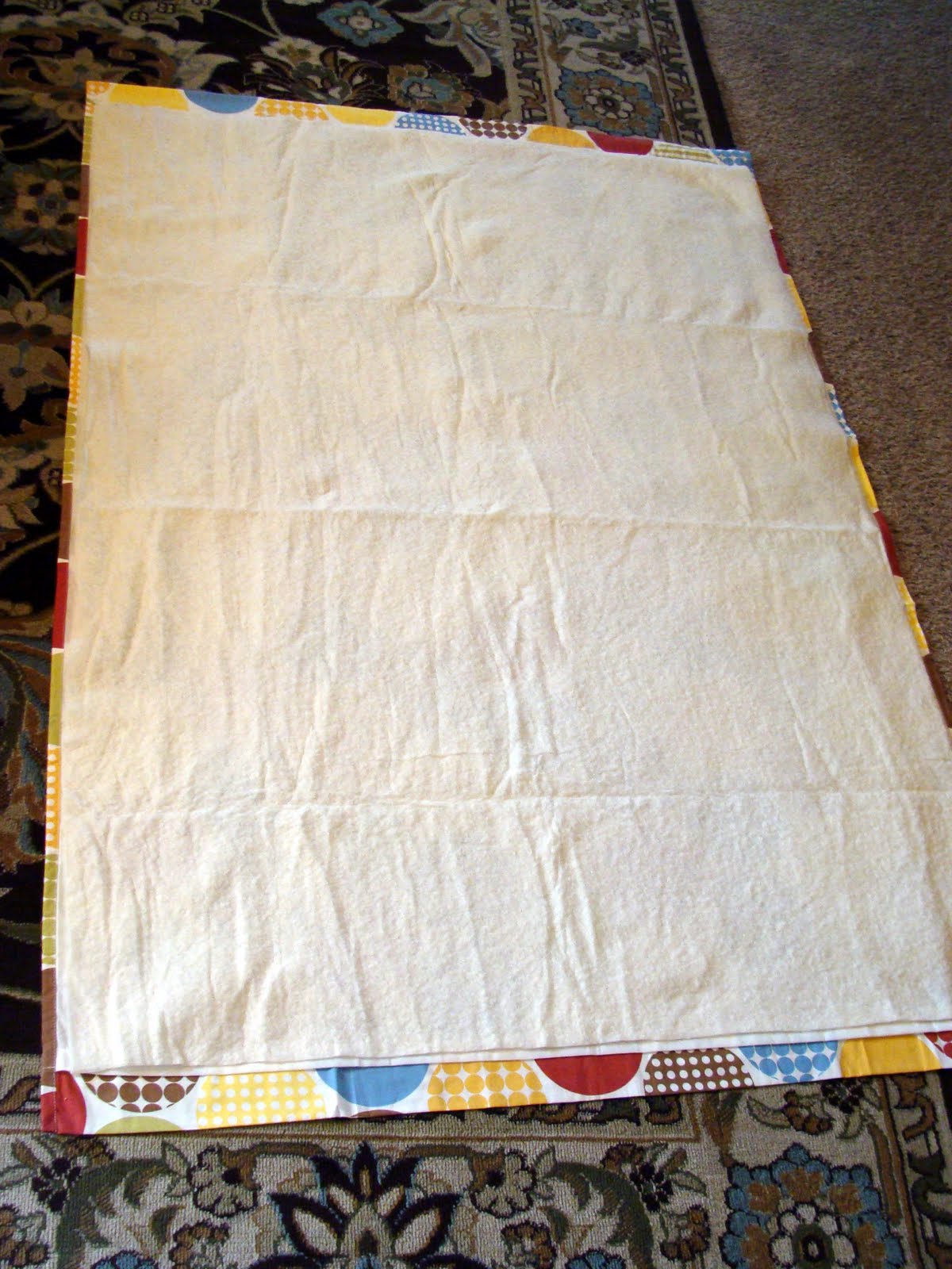 diddle dumpling Curtain turned blanket