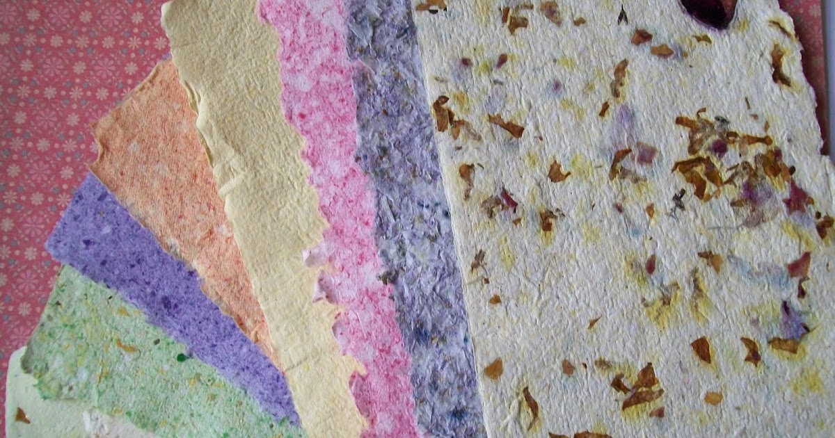 Bobbkat's Hobby Blog Handmade Paper
