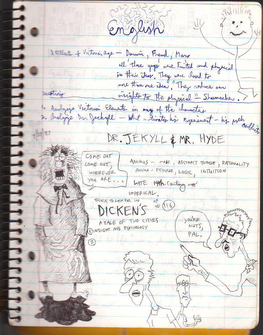 Hungry Comix High School Doodles Day Sixty Four