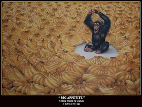 Having Fun With Study Of Fur Art Of Coloured Pencil