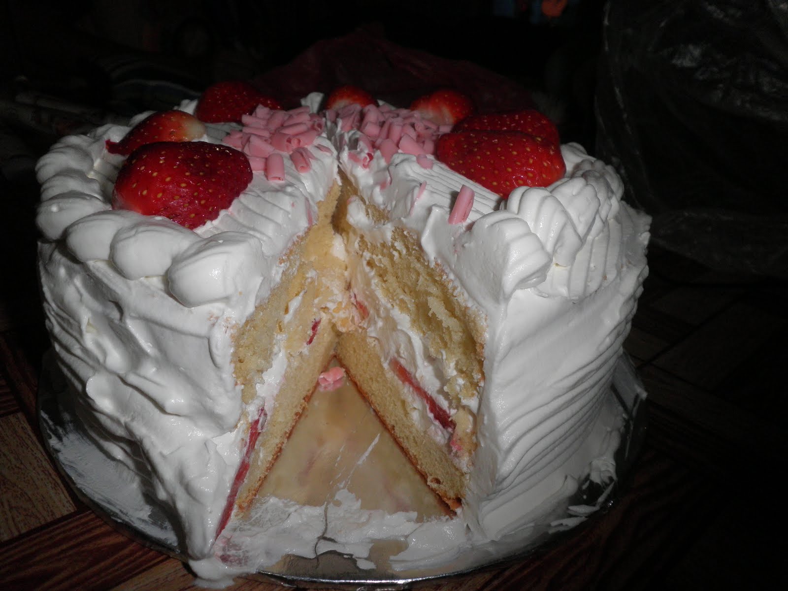 Christine's Kitchen Strawberry Fresh Cream Cake