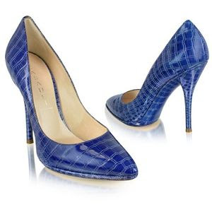 Blue Patent Shoes
