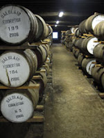 dunnage warehouses at balblair distillery