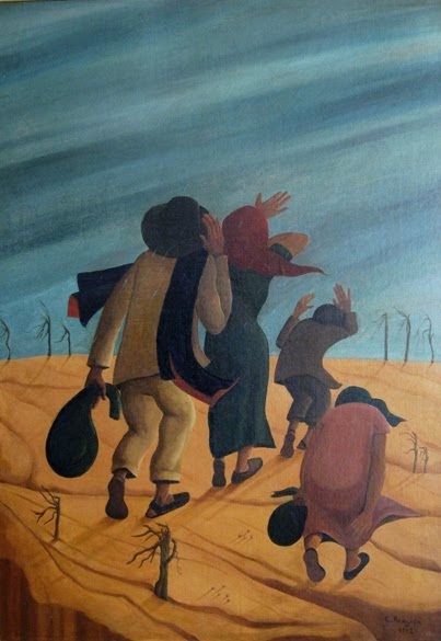 Obras Galería San Francisco: -César Rengifo. 120 x 80.