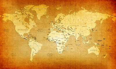 Antiqued Modern World Map Wallpaper Fox Is The New Pravda 地図をモチーフにした オシャレな壁紙集 Naver まとめ