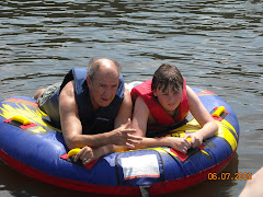 Tubing with Annette's grandson Matt