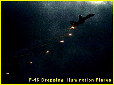 F16 Dropping Flares