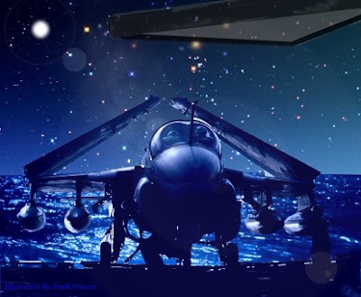 Triangular UFO Over USS Midway