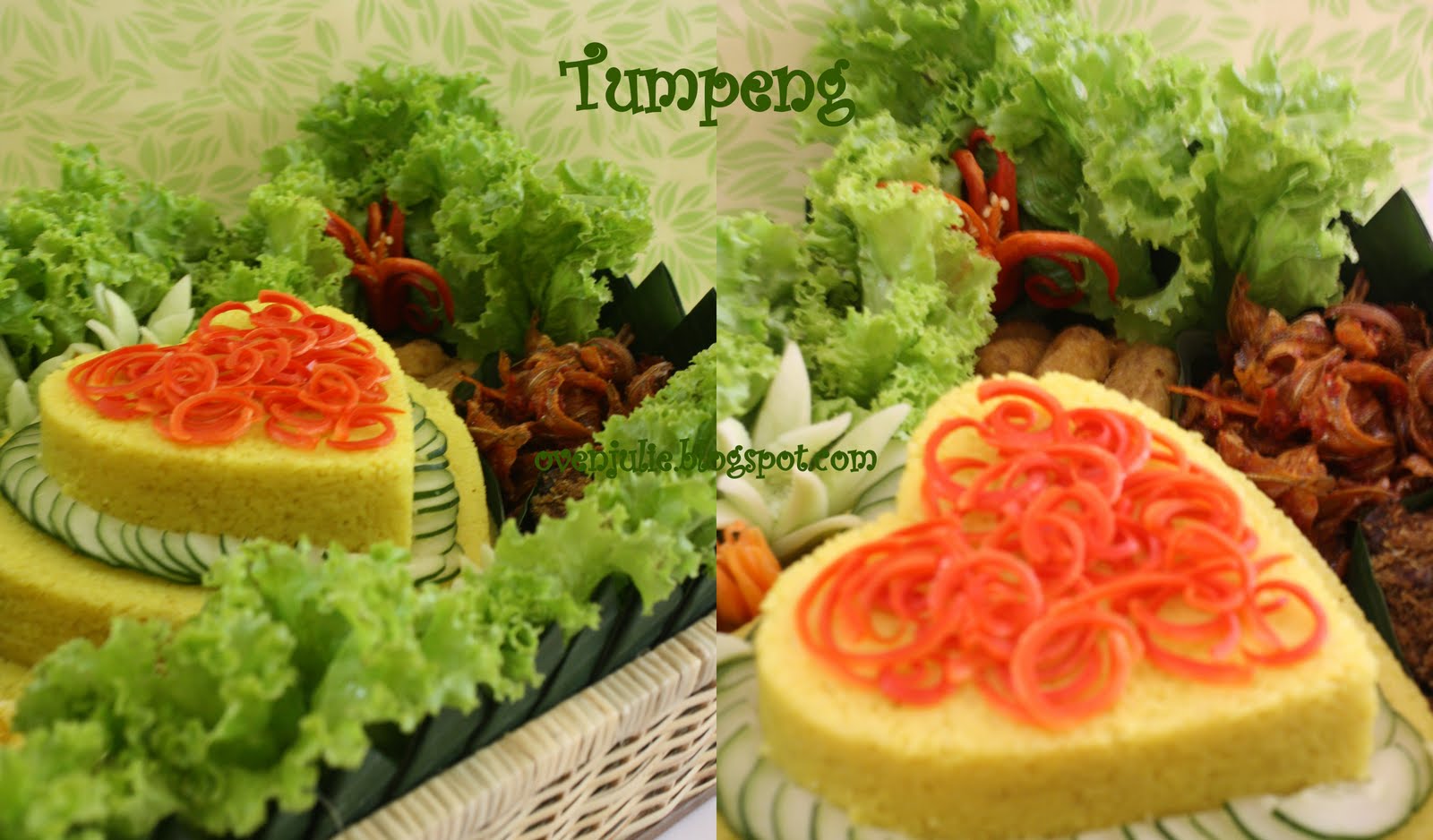 ovenjulie Tumpeng tanda sayang buat tante Fitri