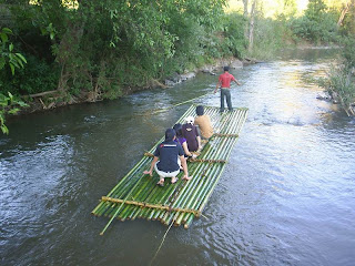Bamboo Rafting at Pai Mae Hong Son