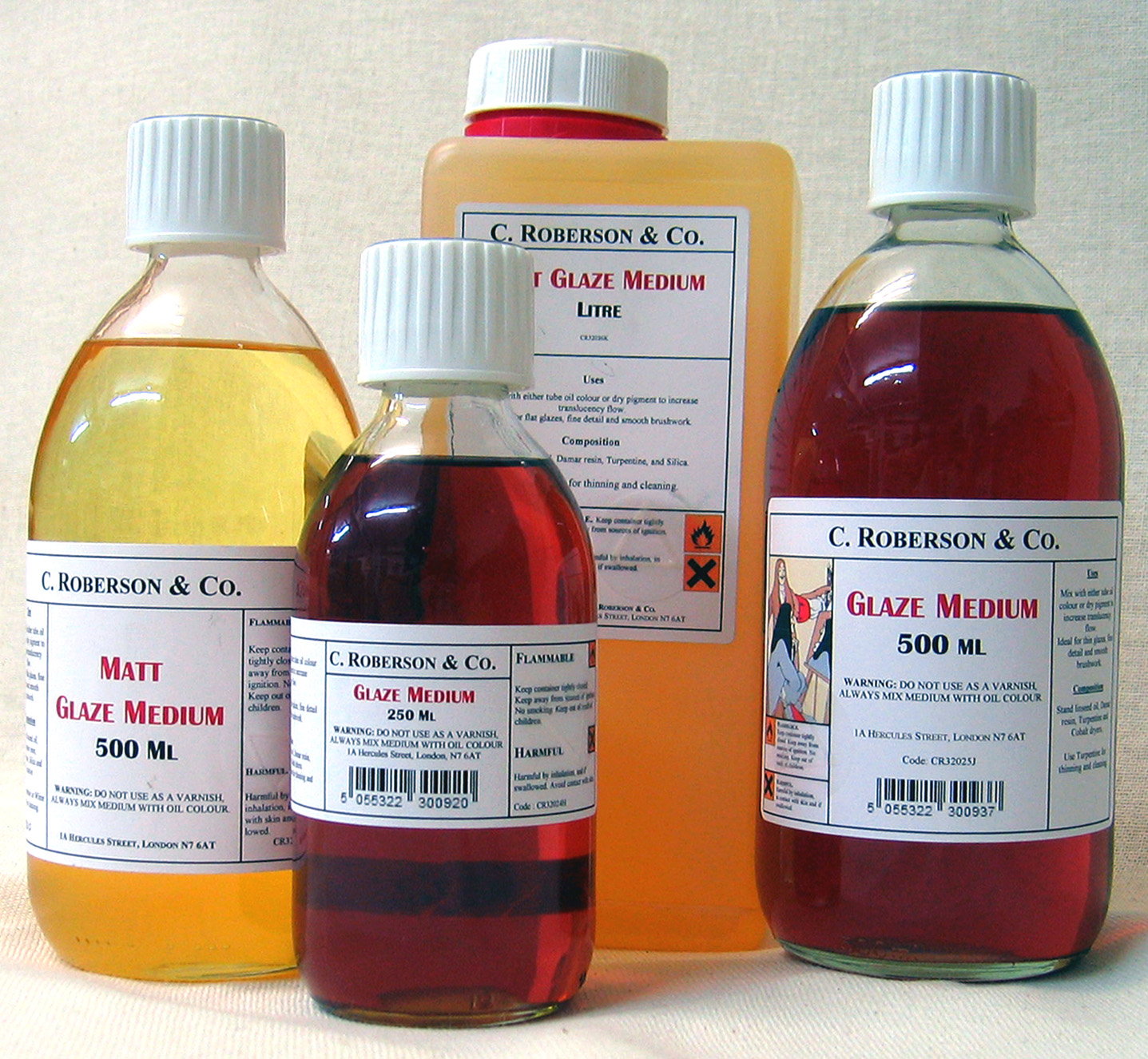 Arts & Crafts Supplies Roberson & Co Glaze Medium