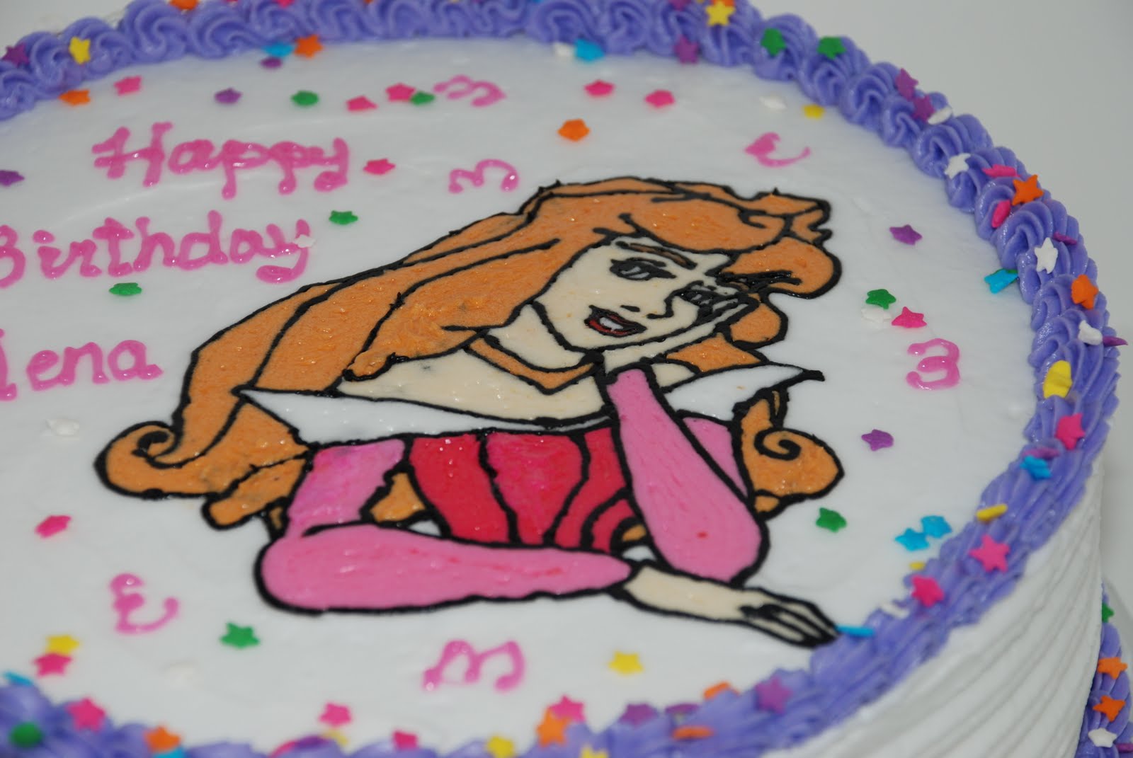 Disney+sleeping+beauty+cake