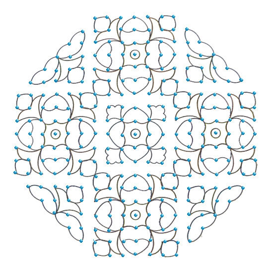 Rangoli Design Dots