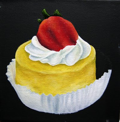 oil coffee painting