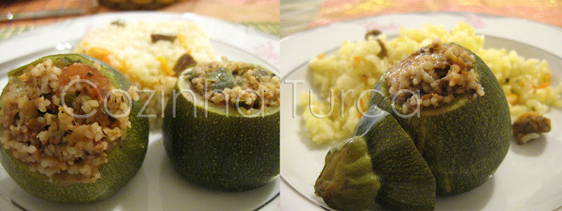 Courgettes Recheadas (Bulgurlu Kabak Dolması)