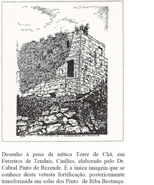 Zincogravura da Torre de Chã