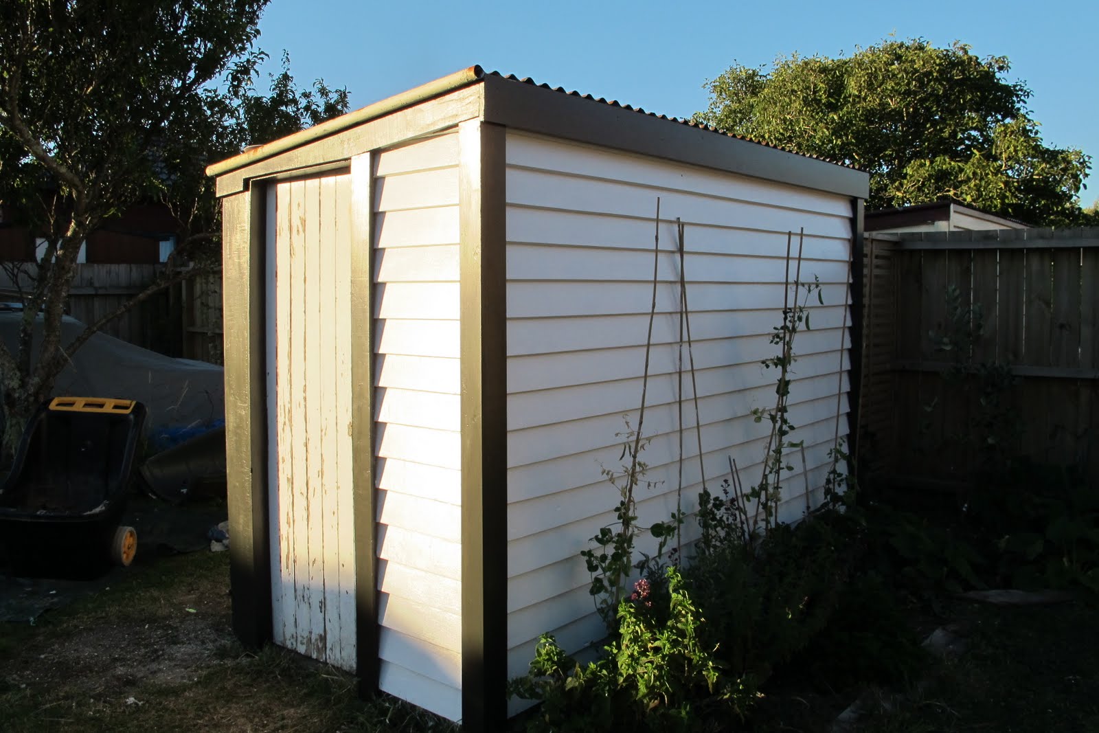 Scrap metal for garden ornaments Garden Shed Makeover