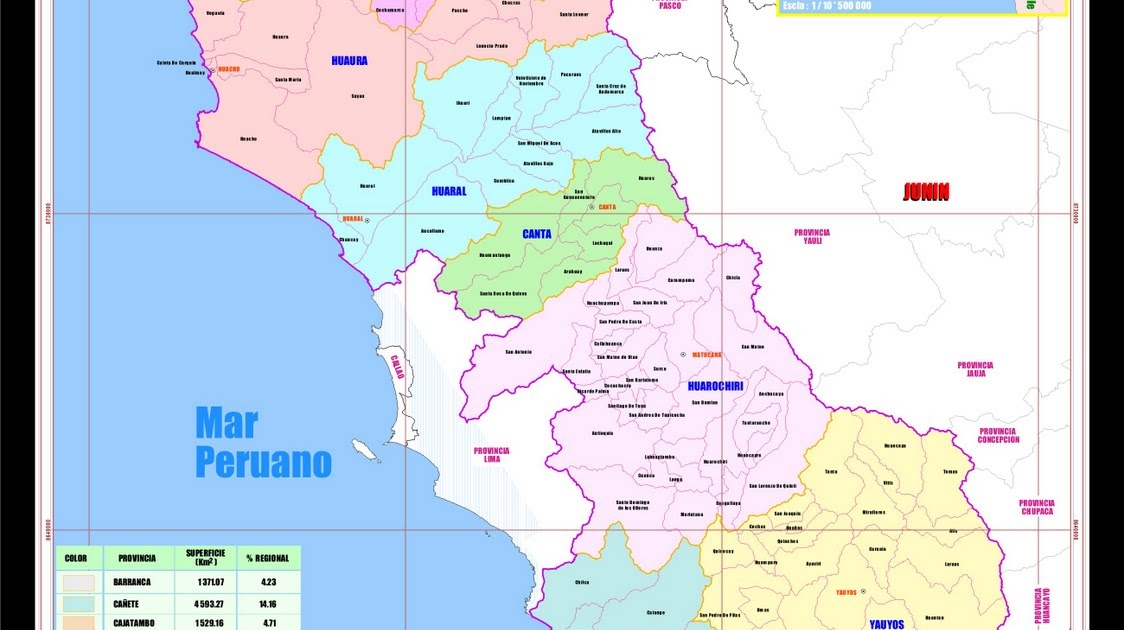 Historia, Geografía y Económia División politica del departamento de