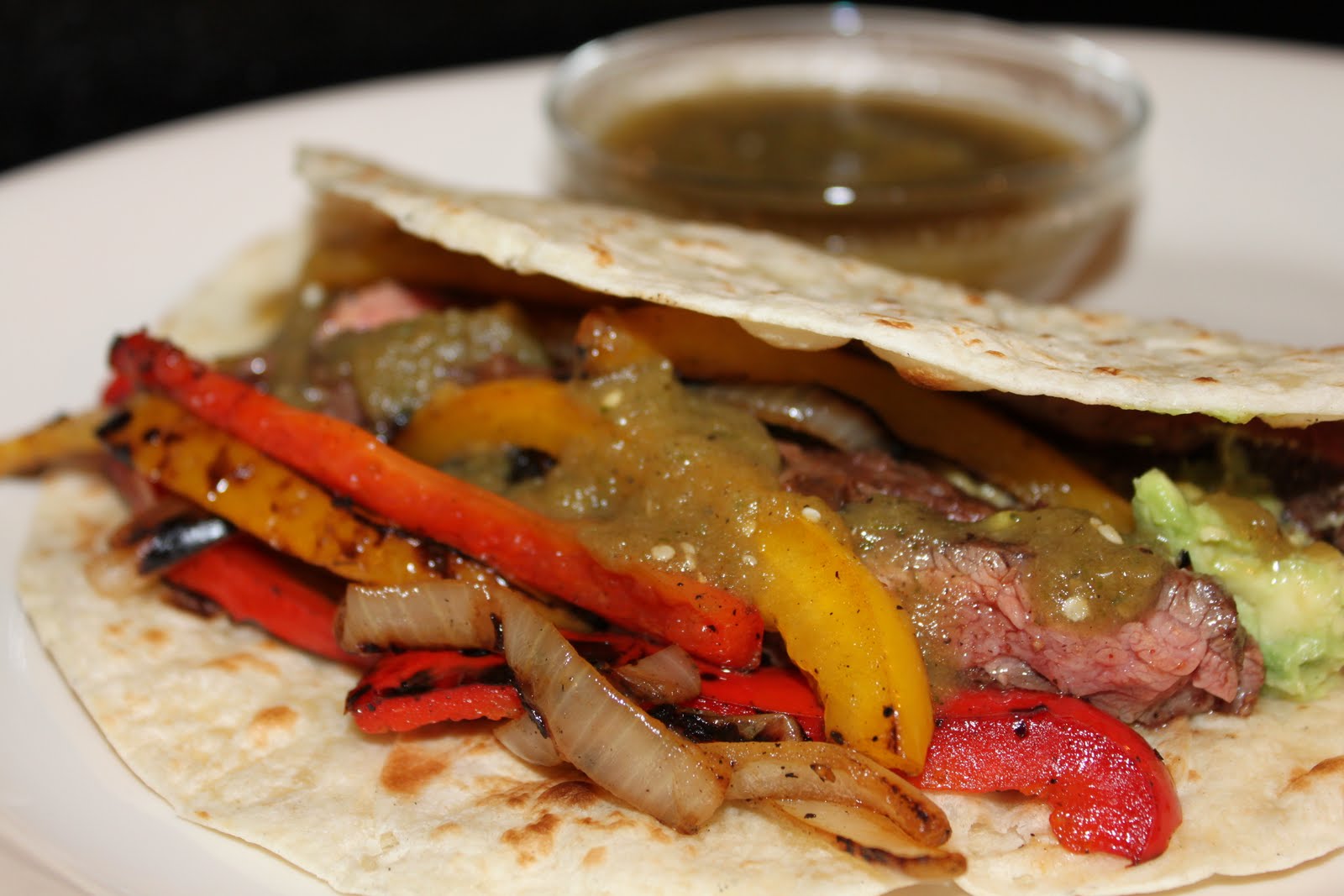 Kitchen Snaps Skirt Steak Soft Tacos w/Homemade Guacamole