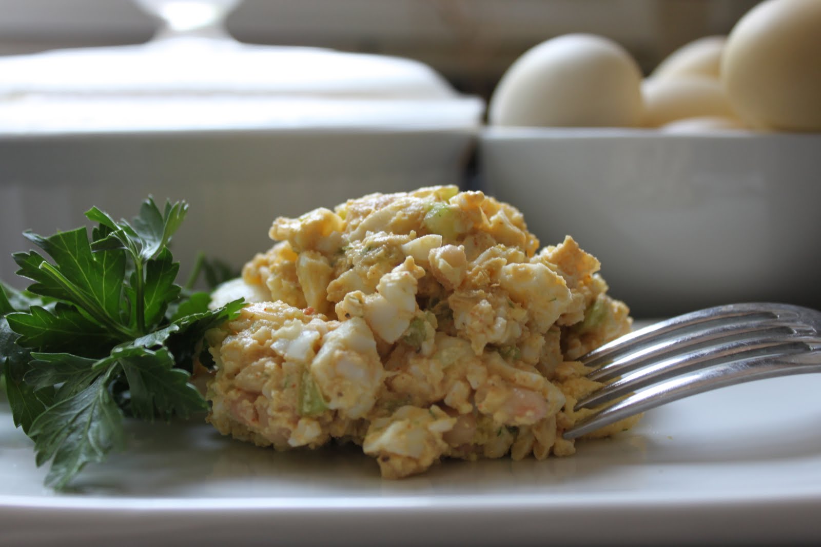 Kitchen Snaps Hard Boiled Egg and White Bean Salad Take It Off Food 2