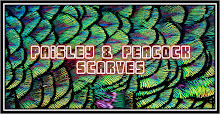 Paisley & Peacock Scarves