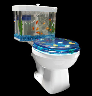 Fish 'n' Flush toilet/aquarium