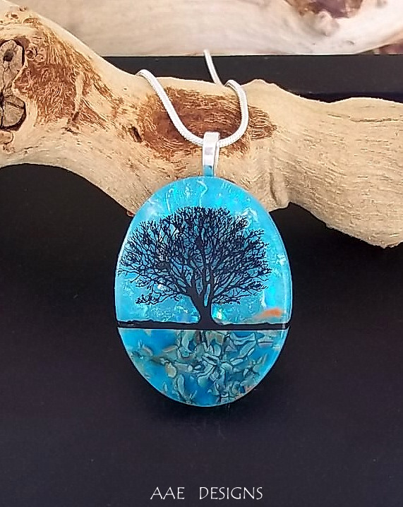 Dichroic Fused Glass Jewelry by Tanya Veit Limited Edition fused glass