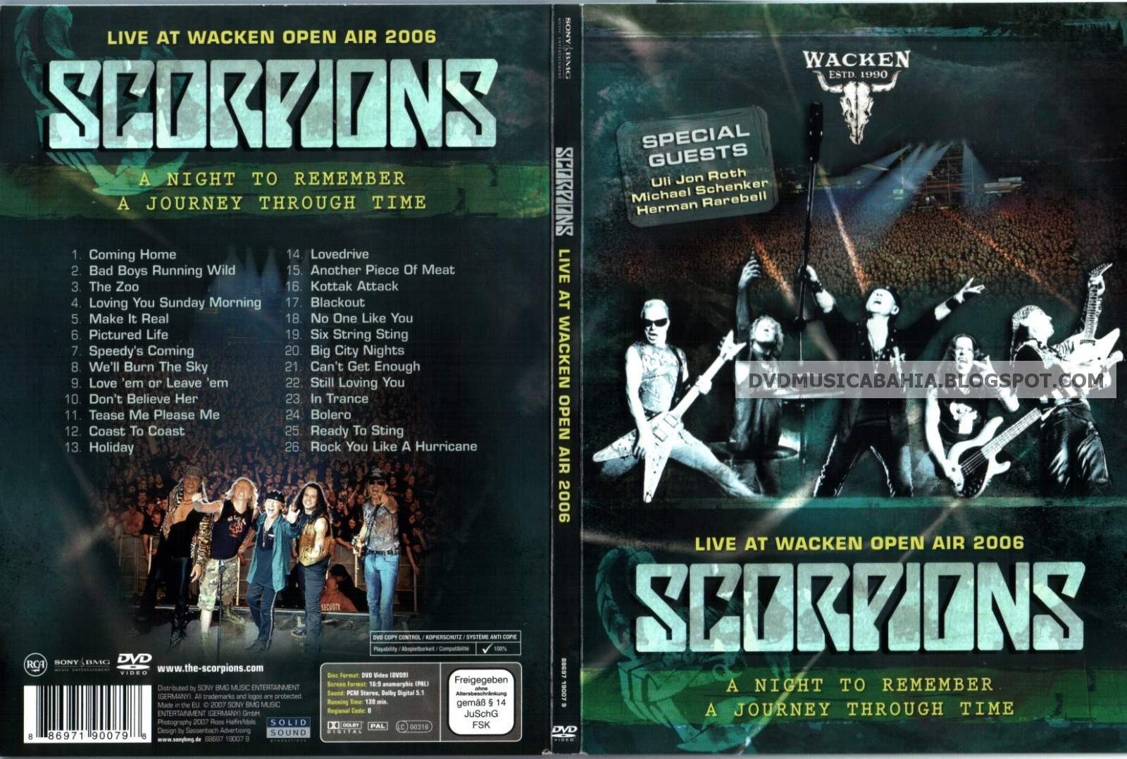 SCORPIONS - Live at Wacken Open Air 2006 [2007, Hard Rock, DVD9]