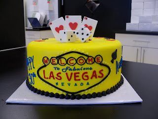 Birthday Cakes  Vegas on Inch Fondant Pieces On Buttercream Cake For A Birthday