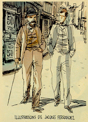 Verlaine e Rimbaud a passeggio