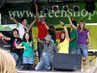 All4One taneční skupina na městských slavnostech Dotkni se Písku, Písek 13. června 2008