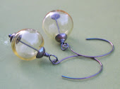 Halle-Hand Blown Glass Earrings