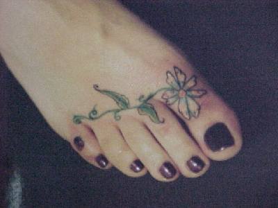 Foot Tattoos Flowers on Tattoos Designs  Flower Tattoos Edition 2