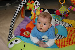 On my play gym