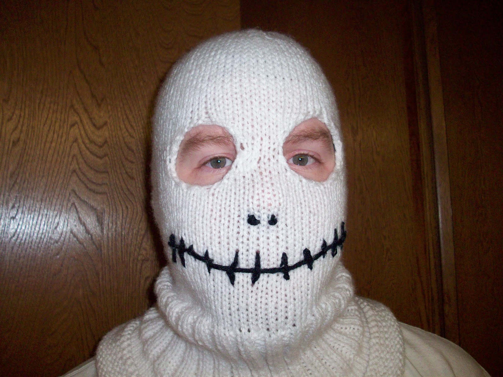 Where are the warm fuzzies? Ski masks are meant to be scary!