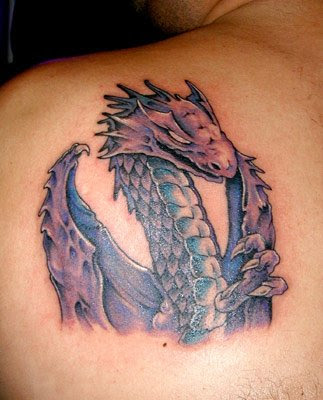 The Dragon typically depicted as a large and powerful reptile or serpent 