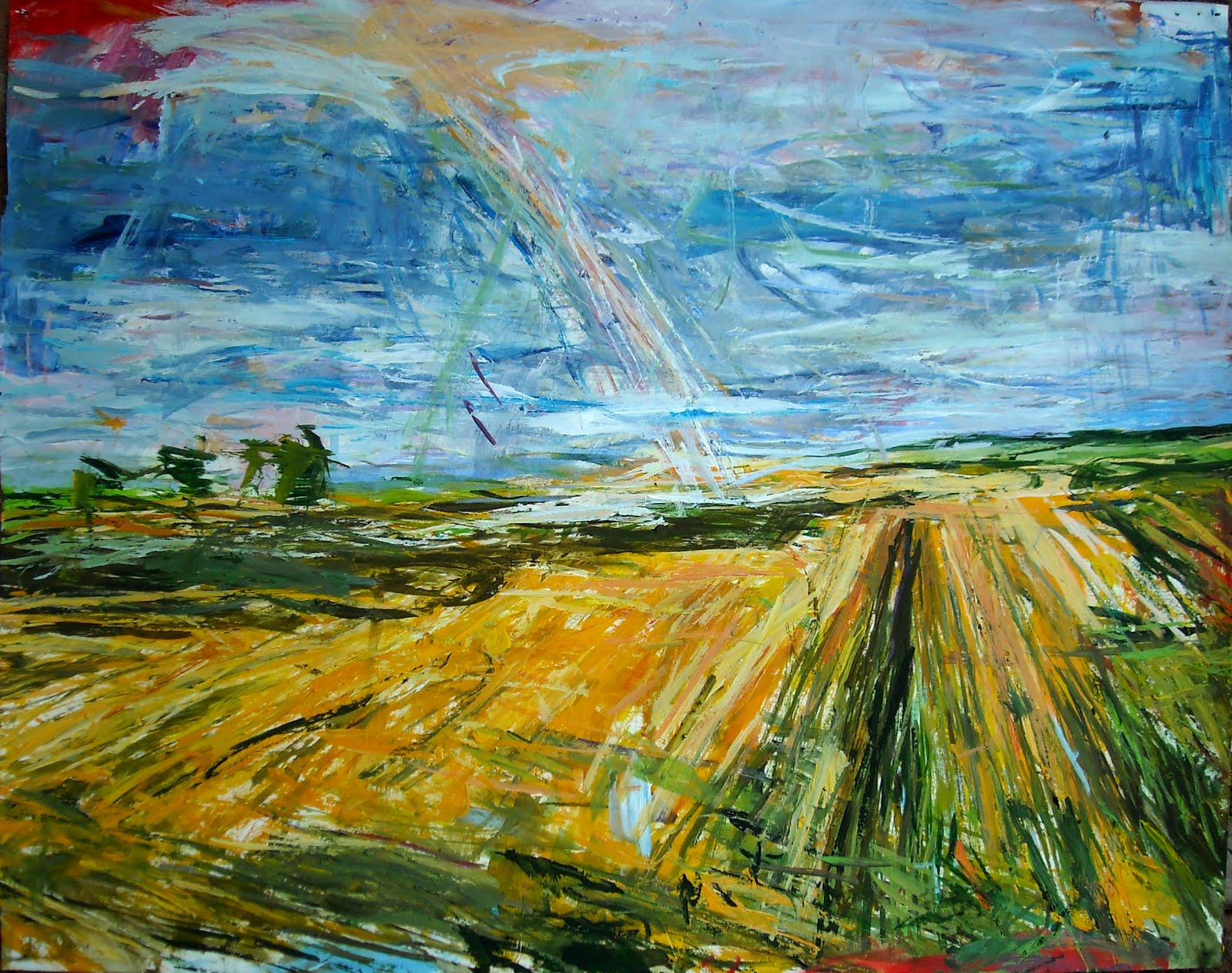 My Third Eye Scratched Second Hand AvantGarde An Art Trip Painting