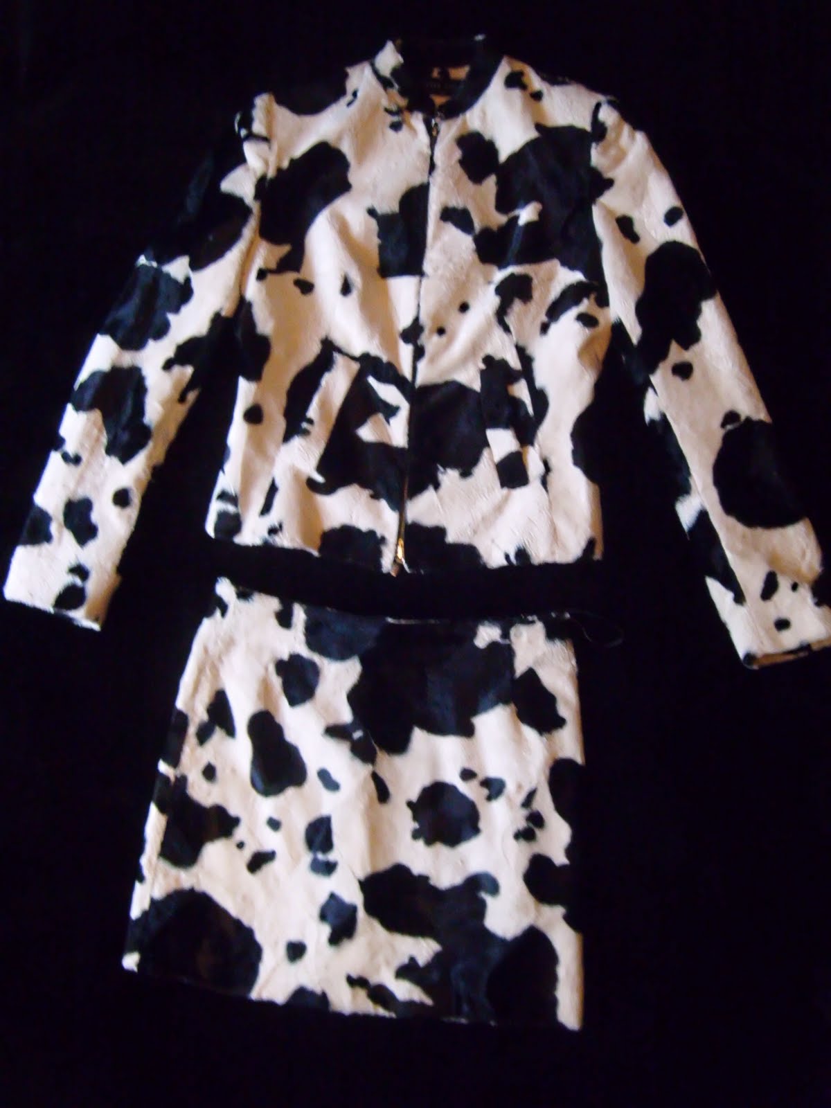 Cow Print Trousers