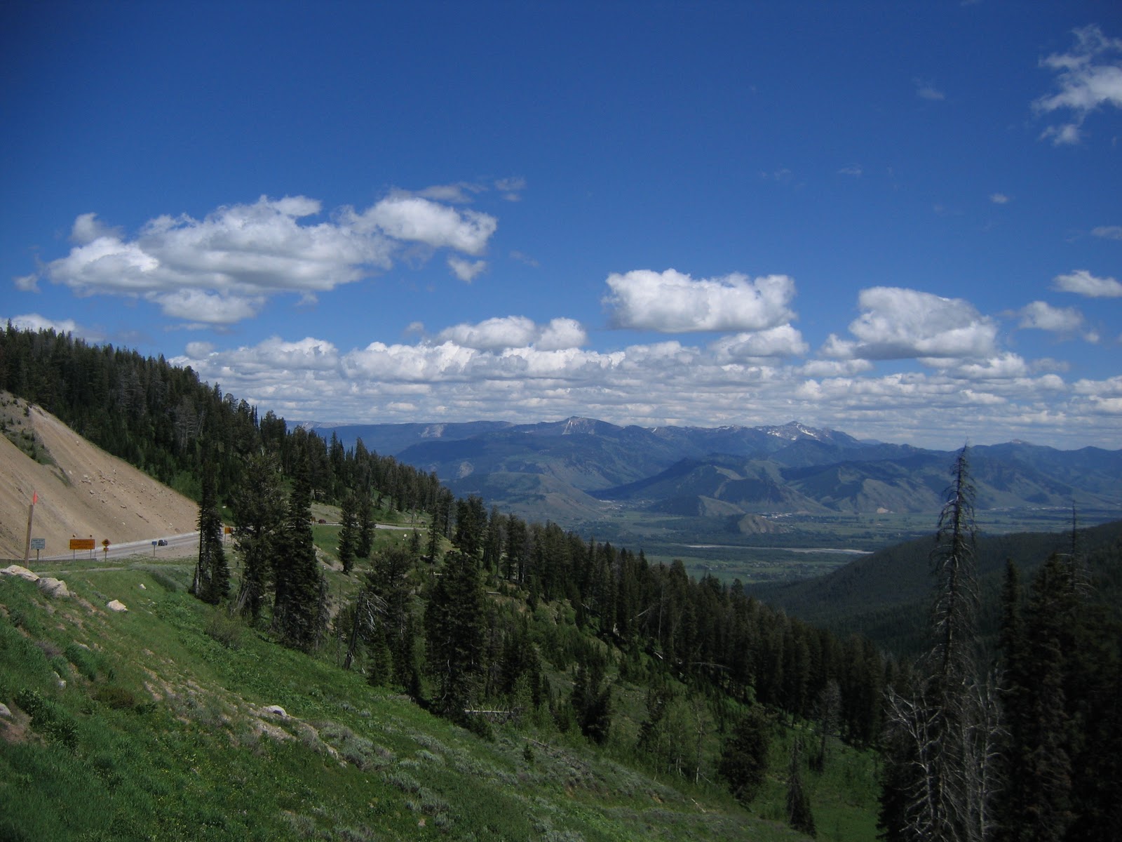 Mark's Trek Across America Day 15 July 5th Idaho Falls, ID to Jackson, WY